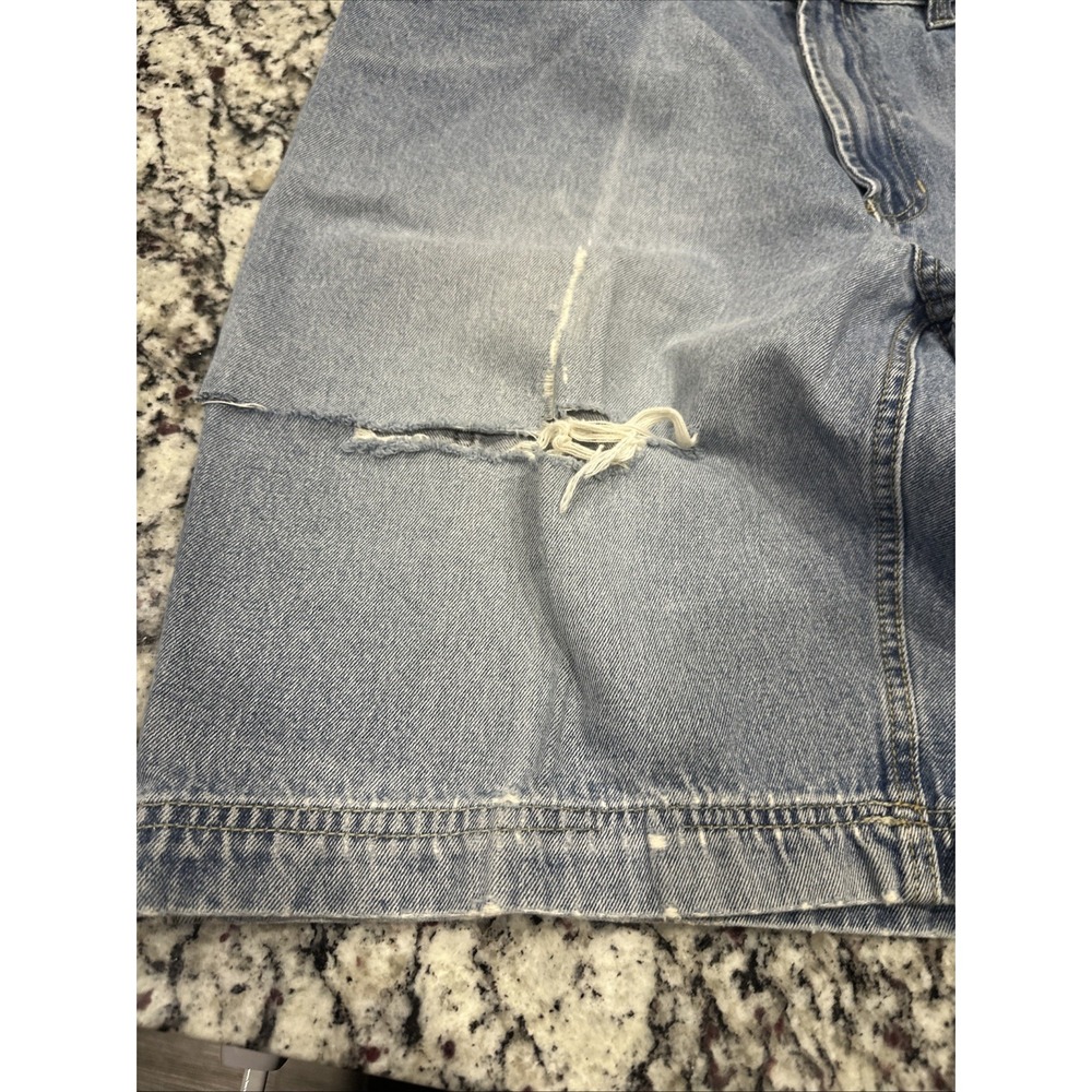 Vintage Old Navy Painters Carpenter Denim Shorts Mens 38 11" Skater‎ Y2K - Picture 15 of 15